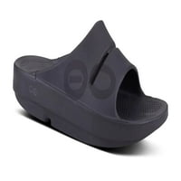 Ooahh Slide, Matte Black - Мъжки размер 11, Леки обувки за възстановяване на жените намаляват стреса върху краката, фугите и задните машини за миене жени мъже