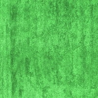 Ahgly Company Indoor Square Abstract Green Contemporary Area Rugs, 7 'квадрат