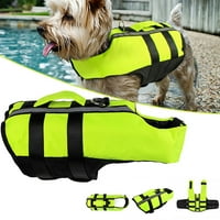 Надуваемо кучета спасителна жилетка за безопасност на бански костюми с отразяващи ивици за плаж на открито нов