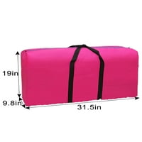 Fashnice Men Жените носят тотална чанта с голям капацитет Пакетна чанта за пътуване с дюфел трайна седмица багаж отгоре дръжка за една нощ празник лилаво лилаво