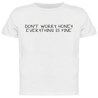Не се притеснявайте с мед тениска мъже -Маг от Shutterstock, мъжки малки
