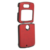 Защитен калъф за мобилни телефони Шокаустойчив кожен капак на телефона за Razr 5GRED