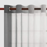 Светлинно филтриране на Grommet Полу чист градиент завеса за прозорци