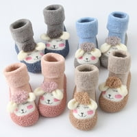 Aayomet бебешки чехли топла къща чехли за облицовани зимни обувки на закрито