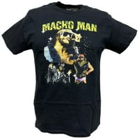 Macho Man Randy Savage Collage WWE мъжки тениска