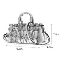 Frontwalk Women Handbag Inner Pockets Рамо чанти с голям капацитет, разглобяем тотална чанта горна дръжка дами сиво