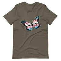 Тениска на пеперуда на транссексуален флаг