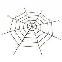 Juhai spiderwebs декорация симулирана подобряване на ужасната атмосфера с винта декорации за Хелоуин Spiderwebs двор триъгълна декора за открито