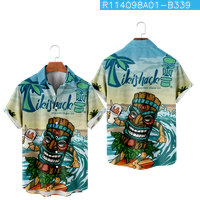 Модни модели Мъжки плаж Алоха Небрежна празнична риза за тийнейджър и възрастен
