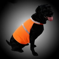 Wisremt домашни любимци отразяващи дрехи дрехи флуоресцентна сигурност куче водоустойчиво облекло за домашни любимци Флуоресценция Безопасно облекло за домашни любимци Доставчици на кучета Оранжево м