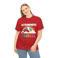 Астрономите са вълшебни унизионни графични тениски