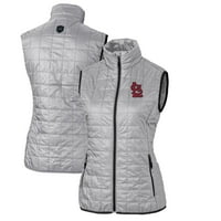 Женски резач и Buck Grey St. Louis Cardinals Rainier Primaloft Eco Full-Zip Puffer Vest