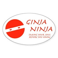 Cafepress - стикер Ginja Ninga - стикер