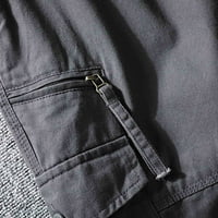 Hunpta Cargo Pants for Men Fashion Небрежно много джобна катастрофа с цип мъжки товарни панталони на открито панталони панталони панталони