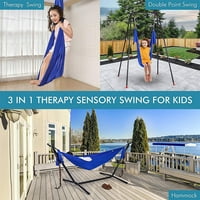 Ploreser in Kids Hammock Swing Set Outdoor & Indoor Sensory Yoga Therapy Seat Висяща гушкане пилате