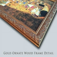 Bos Gold богато украсено платно от дърва в рамка от Jacoba van Heemskerk