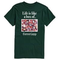 Forrest Gump - Животът е като BO от шоколадови бонбони - Графична тениска с къс ръкав