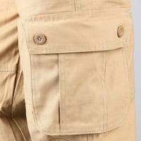 Мъжки суитчъри с джобове мъже плюс размер чист памук много джоба устойчиви гащеризон панталони плюс размер товарни панталони Карирани пижама панталони мъже Свети