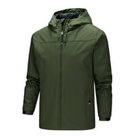 CAICJ Womens Winter Jacket Изолиран атмосферни устойчиви ватирани якета за палто от средна дължина за жени зелени, 3XL