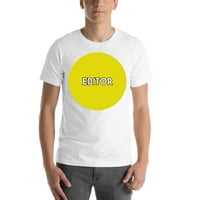 3XL Yellow Dot Editor Памучна тениска с къс ръкав от неопределени подаръци