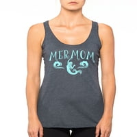 SIGNATURETSHIRTS Дамски мермом Racerback Tank Top