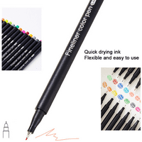Списание Планиращо химикалки цветни химикалки Фини точки маркери Фина бакшиша рисунка Порести финелинерска писалка