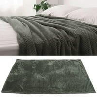 Климатично одеяло, сгъстено одеяло от полиестерни влакна, легло за домашна спалня за диван военно зелено