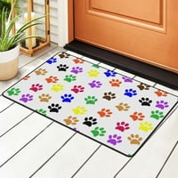 Цветни домашни кучета за домашни кучета килими врата на открито вход за вход на фейсло