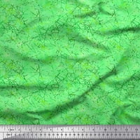 Soimoi Polyester Crepe Fabric Tie & Dye Texture Print Fabric край двора