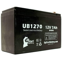 - Съвместима SSCOR VACSTAT преносима смукателна батерия - заместваща UB универсална запечатана батерия с оловна киселина - включва адаптери от F to F Terminal