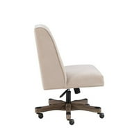 Riverbay мебели преходни тъкани въртящ се офис стол в бельо бежово