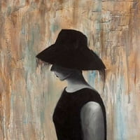 Одри Хепбърн с печат на плакат от голяма шапка от арт арт студио Atelier B
