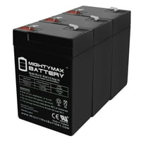 6v 4.5ah Светление за спешно изход SLA батерия - опаковка