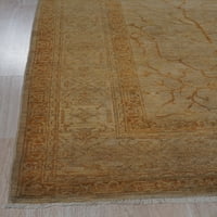 Иворска ръка, заплетена с вълна Традиционен килим от Пешвар, 8 '9'8