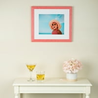 Arttoframes Cherry Picture Frame, тази рамка за плакати от червено дърво е чудесна за вашето изкуство или снимки, идва с обикновена стъкло