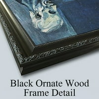 Lazzaro Baldi Black Ornate Wood Famed Double Matted Museum Art Print, озаглавен - Joseph and Potiphar's Wife