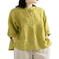 Bomotoo жени бохемска туника блуза торбичка основна тениска празник небрежен солиден цвят летни върхове