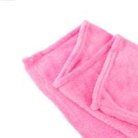 Великолепно фланелно руно одеяло уютно кърпа твърд цвят домашно одеяло