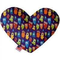 Mirage Pet 1355 -Ctyht Party Monsters Canvas Heart Dog Toy - в