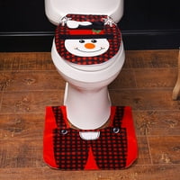 Коледна декорация доставя Muti-Color Christmas Deant Decoration тоалетна седалка и комбинация от капак на килима