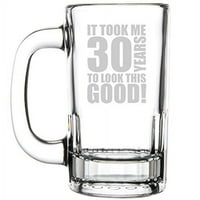 12oz бира чаша Stein Glass Смешно 30 -ти рожден ден ми отне години, за да изглеждам това добре