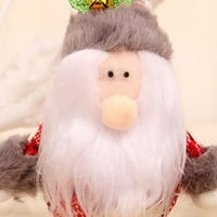 Wanwan Коледа стоящ плюшена висулка играчка мека удобна пълнена играчка за празнично парти украса снежен човек