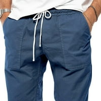 Мъжки ежедневни джоги панталони суитчъри Панталони на товари Разхлабени активни спортни панталони ВМС М