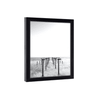 Рамка за картина дърво черна рамка на рамки Акрилно стъкло 20