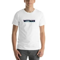 3XL Tri Color Wittman с къс ръкав памучна тениска от неопределени подаръци
