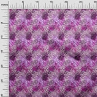 Oneoone Georgette Viscose Fuschia Pink Fabric Animal Shead Craft Craft Projects Fabric отпечатъци по двор