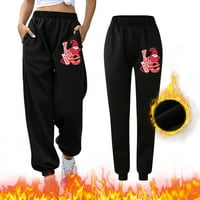 Товарни панталони за жени торбисти Y2K Clearance гореща продажба Мода за жени Дами ежедневни еластични дами талия Разхлабени джобове отпечатани панталони