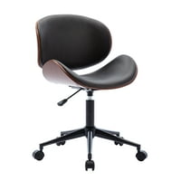 360-градусово въртящ се компютърен стол на 360 градуса, председател на изпълнителния бюро с регулируема височина, черно