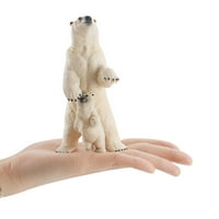 Fonwoon бяла мечка играчки за животни Фигурки Начало Украсете предучилищно образование