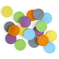 Пластмасови редовни капаци за масон на устата за топка, кер и други с пръстени - цветна пластмасова капачка за съхранение
